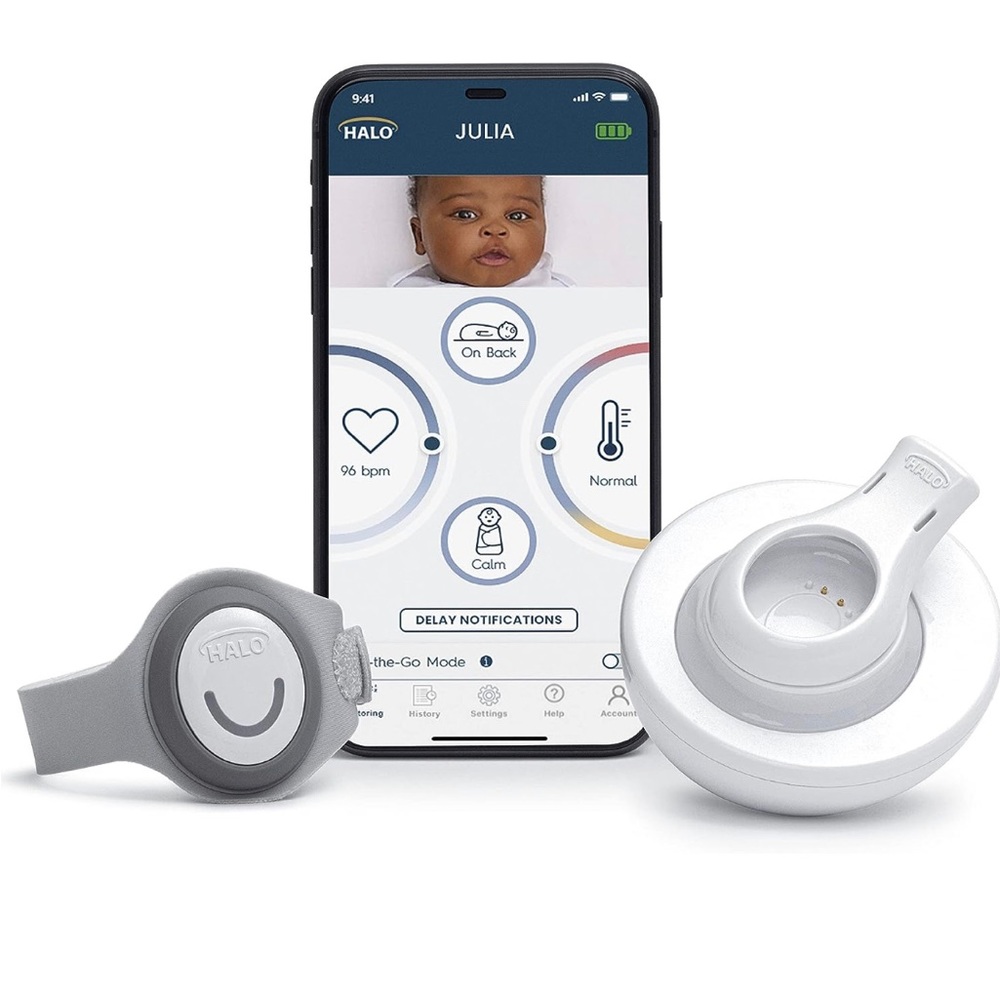 HALO SleepSure Smart Baby Monitor (Heart Rate/Sleep Data/& More!)